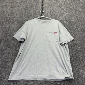 Coleman T Shirt Mens L Gray Pocket Tee